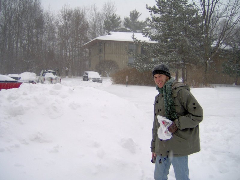 Vince in the Snow