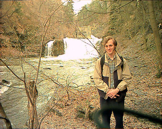 Vince at bottom of Gorge