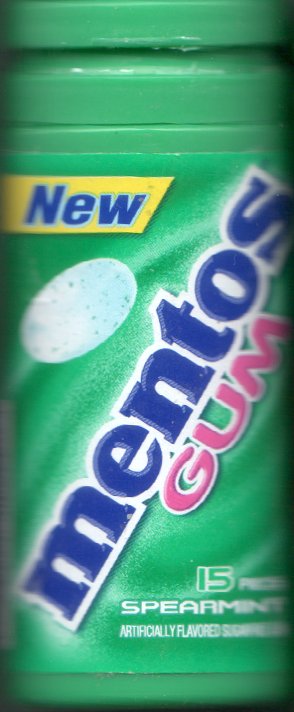 Spearmint Mentos Gum