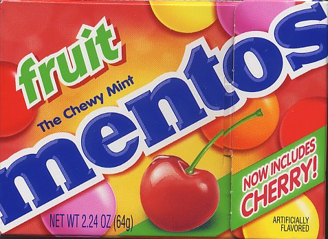 Mentos with Cherry