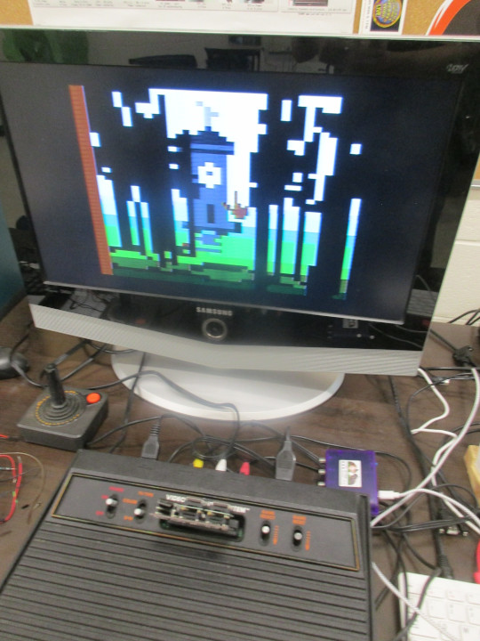 atari vcs myst at the clock
